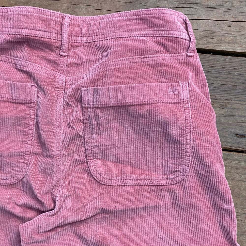 American Eagle Super High-Rise Baggy Wide Leg Corduroy Cargo Pants 8 Short - Picture 2 of 9